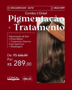 Pigmentação + Vitamino Color Spectrum + Modelagem (22/10)